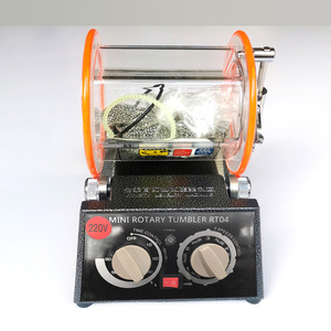 Mini <b>Rotary</b> Tumbler RT04 220V Polishing <b>Machine</b> For Bracelet Making - Product Image 1