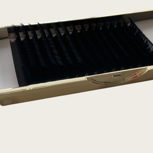 Extensions de cils en cachemire volume noir mat, extensions de cils individuelles, plateaux de cils, logo personnalisé pour artistes, extensions de cils - Product Image 2