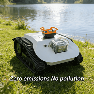 Cortadora de Césped Eléctrica Todoterreno Resistente <span class=keywords><strong>con</strong></span> Control Remoto y Funciones Personalizables - Product Image 2