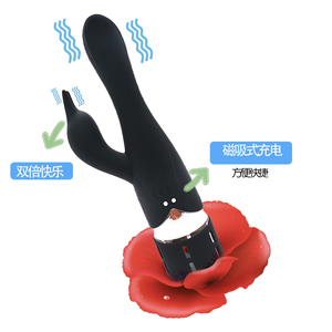 Vibrateur électrique à jet d'eau double extrémité, nettoyeur anal vibrant pour lavement, pot de nettoyage discret, jouet sexuel de massage - Product Image 2