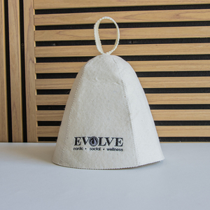Un Gorro de Sauna de Lana Pura que Transforma el Ritual con una Sola Gota de Agua y la Tranquilidad del Diseño Nórdico - Product Image 2