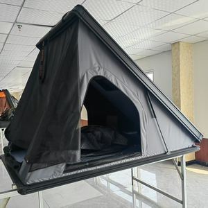 خيمة سقف مثلثة الشكل MTC-2025 من الألومنيوم عالية الجودة مصنوعة من قماش أكسفورد مع سلم تلسكوبي 2.3 متر لـ 2-4 أشخاص سريعة التركيب على السطح - Product Image 4