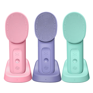 Nouvelle brosse nettoyante électrique pour le visage en silicone - Nettoyeur de pores chauffant, étanche IPX7, portable, pour la maison et les voyages, soin de la peau - Product Image 1