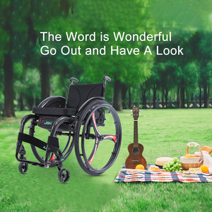 SC01 modello 4 ruote manuale sedia a rotelle invenzione e aspetto brevettato - Product Image 4