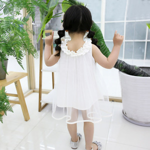 Obtenez des échantillons gratuits de vêtements pour bébés sur mesure, robe blanche pour filles, été indien, achat en ligne en Inde - Product Image 3