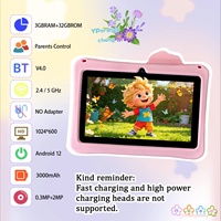 YPORANGE Tablet Anak Dinosaurus Baru 7-Inci IPS 1024*600 Quad Core MTK6737 3G+32GB Penyimpanan Android 14 Wi-Fi 2MP+2MP