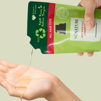 Pochette Doypack multicouche biodégradable imprimée en rotogravure personnalisée 500ML/1L pour recharge de lessive liquide, shampoing et savon liquide pour les mains