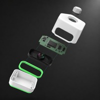 Cámara de estacionamiento binocular de bajo costo por bahía, doble 4MP, sensor de ocupación de 6 bahías para sistema de detección de video de estacionamiento interior, solución PoE