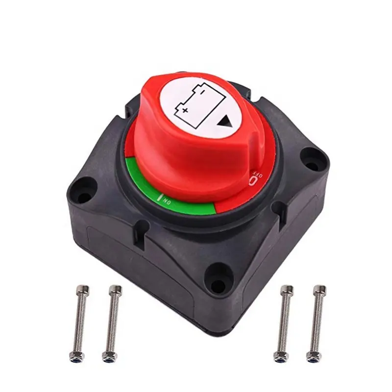 Heavy Duty Dpdt 12V 24V 48V Dual Car Vehicle RV Marine Boat Battery Isolator Master Switch Disconnect Power Cut Off Kit