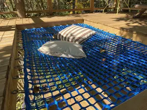 Bescherming Veiligheid Klimmen Opknoping Boomhut Gaas Voor Lofts Buiten Hangmat Vloer Net Voor Slapen Loft Net Buiten Deur Bed