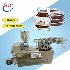 Automatic single-dose liquid plastic forming filling blister packaging machine for olive oil blister packaging
