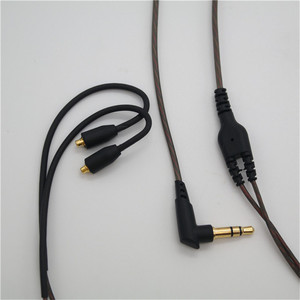 Cable de audio Shure, cable de cobre sin oxígeno gris semitransparente, conector en ángulo de 3,5 mm para SE325 SE846 SE215 UE900 - Product Image 3