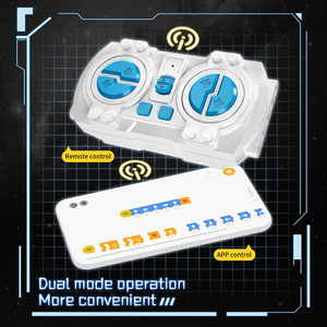 <span class=keywords><strong>5</strong></span> in 1 APP 제어 로봇 빌딩 블록 장난감 변경 가능한 과학 교육 3D 퍼즐 장난감 어린이 스팀 DIY RC 조립 장난감 - Product Image 4