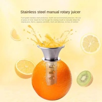 Europese Amerikaanse Mini Manual Fruit Juicer 304 Roestvrij Staal Sinaasappel Citroensap Extractor Duurzaam Metalen Groentegereedschap