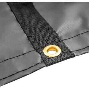 Bâche de protection robuste et imperméable 63 po x 56,75 po en PVC avec sangles réglables pour couverture de voiture - Product Image 4
