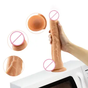 Personalizzato potente ventosa grande giocattolo del sesso per adulti masturbazione femminile realistico Dildos vibratore per le donne