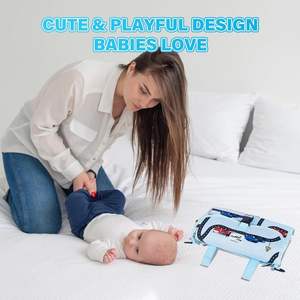 Échantillon gratuit, tapis à langer pour bébé de qualité supérieure, fabriqué sur mesure, durable, pour les voyages, avec logo - Product Image 2