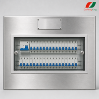 Boîte de distribution d'éclairage en acier inoxydable 304 IP54 63-80A pour usage industriel et intérieur