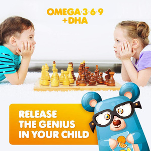Gummies Oméga <span class=keywords><strong>3</strong></span>-6-9+DHA pour Enfants avec <span class=keywords><strong>Huile</strong></span> <span class=keywords><strong>de</strong></span> Chia et Algues pour Enfants <span class=keywords><strong>de</strong></span> 2 ans et plus et Adultes, 90 Comprimés, Végétarien, pour le Soutien du Cerveau et <span class=keywords><strong>de</strong></span> l'Immunité - Product Image 5