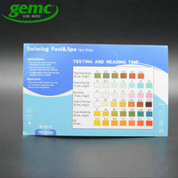 Kit de prueba de agua de metales pesados, tiras de prueba de agua de alta precisión para plomo, hierro, cobre, mercurio