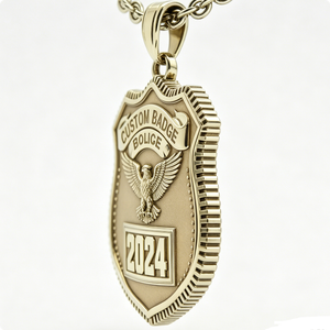 จี้สร้อยคอรูปนกอินทรี 3 มิติ ชุบทอง ออกแบบพิเศษ พร้อมตัวเลือกแบบปรับแต่งได้ สร้อยคอผู้ชายสุดเท่ห์ - Product Image 5