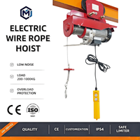 Mini-treuil électrique PA500 à faible bruit, sans fil, télécommandé, 110V/220V, anticorrosion et résistant à l'usure, pour usine et atelier