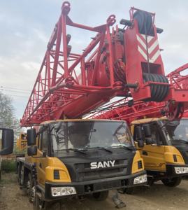 Guindaste Hidráulico Usado Sany de 50 Toneladas com 5 Seções e Baixo Preço - Product Image 5