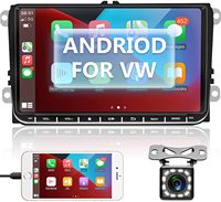 Radio Stereo Mobil Android 9 Inch Plug and Play untuk VW Seat Skoda 2G RAM 32G ROM Wireless Apple CarPlay Android Auto GPS