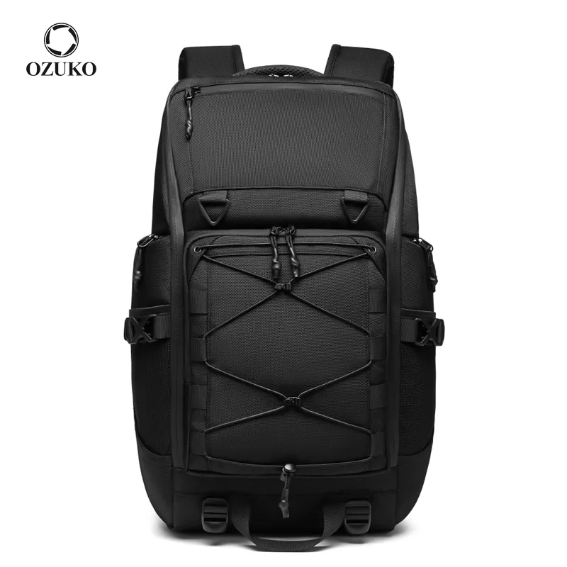 Ozuko 9588 Stylish Backpacks Outdoor Travel School Bag Fashion Bag Packs Custom Waterproof Men Backpack Bag