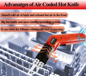 أداة قطع كهربائية ساخنة HIBIN HB8720 - شفرة من الفولاذ المقاوم للصدأ قابلة للتخصيص لقطع القماش/الحبل/الفوم/حزام النسيج - Product Image 4