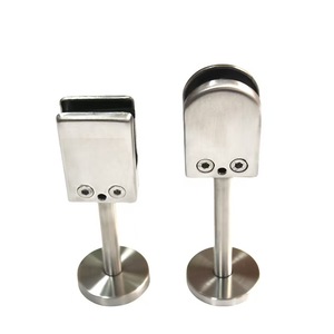 Pince à bouche de poisson en acier inoxydable <span class=keywords><strong>sans</strong></span> perçage pour support de <span class=keywords><strong>verre</strong></span>, support de <span class=keywords><strong>pied</strong></span>, support de cadre, support de poteau - Product Image 2