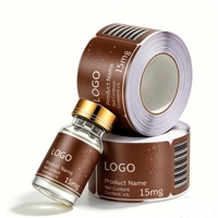 Étiquettes personnalisées pour flacons de peptides, autocollants en vinyle imperméables pour contenants de suppléments de bien-être de 3 ml, 5 ml, 10 ml, en vrac