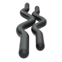 Barre de Pilates lestée ondulée multifonction personnalisée, en silicone premium et fer forgé, 15lb 25lb, pour entraînement fitness et yoga, marque privée