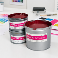 Encre offset professionnelle pour impression sur emballages sur supports enduits de feuille métallique
