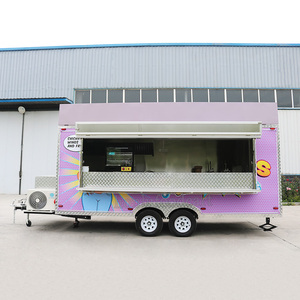 Remorque mobile de restauration rapide, <span class=keywords><strong>petite</strong></span>, pour hot-dogs, crêpes, kiosque, <span class=keywords><strong>caravane</strong></span> - Product Image 3