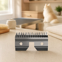 Lame de tondeuse pour animaux de compagnie Shernbao en céramique revêtue de titane, lame de rechange en acier inoxydable pour chiens et chats, style A5, toilettage