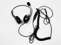 Casque audio binaural USB/RJ11/RJ9/DC3.5 avec microphone, contrôle du volume et fonction de silence