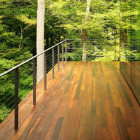 Clôture en câble métallique flexible pour balcon d'appartement moderne, certifiée UNIK ISO9001, en acier inoxydable 304 316 tendu, pour escalier