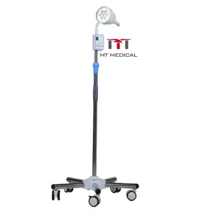 Carregador de iluminação fria MT Medical único refletor O.T. luz. Lâmpada de exame móvel sem sombra LED luz de cabeça única LED O