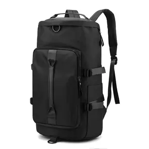 High Quality Belt Leather Sports Valise De Voyage Workout Custom College Sports Backpack 40l Man Duffel Gym Travel Sports Bag -