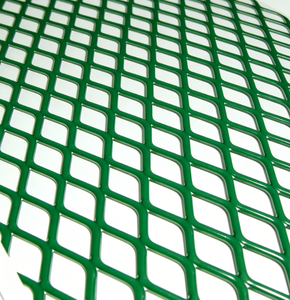 <b>Plastic</b> coated light flatten expanded metal <b>mesh</b> for fence or construction available for customizing - Product Image 2