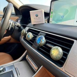 Ambientador de Coche de Labradorita Natural de Alta Calidad al por Mayor, Clip para el Hogar, Colección, Regalo, Día de San Valentín y Festividades - Product Image 5