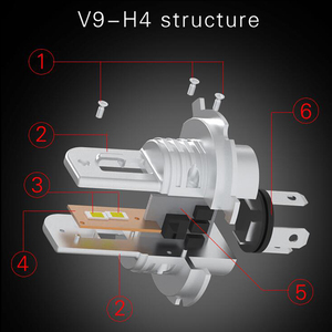 Fábrica H4 100W Bombilla de luz de coche H7 H11 Led Canbus 12V 6000LM CSP 3570 H1 H3 Luces Focos Kit 9005 9006 Luces antiniebla Led Autopartes - Product Image 4