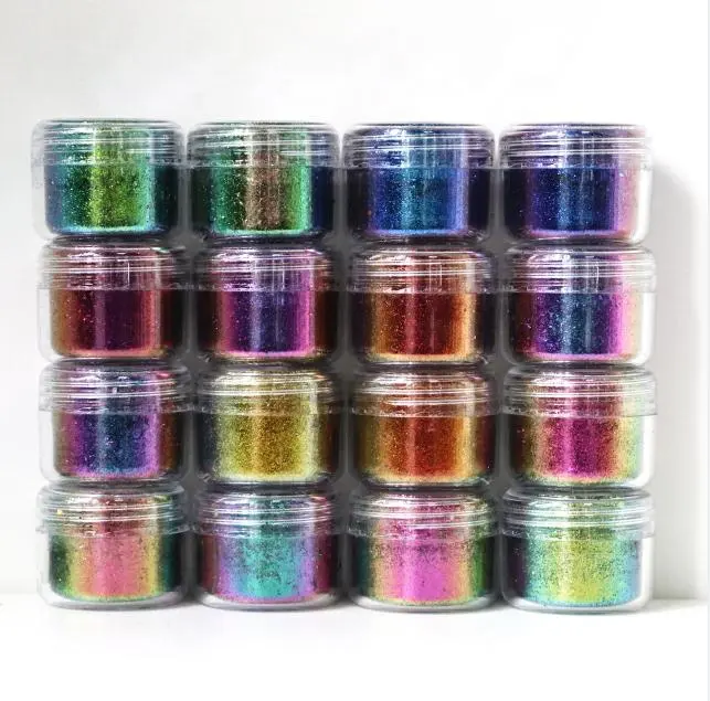 La migliore vendita multi colors powder duochrome pigment chameleon mica pearl