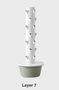 Jardinière hydroponique verticale à 7 niveaux-Grand équipement de serre fait pousser 28 légumes pour le jardinage à la maison/patio - Product Image 6