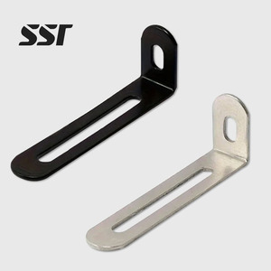 Support d'angle droit en L réglable en fer SSR à 90 degrés pour meubles fixes, installation facile, modèle de connecteur d'angle - Product Image 1