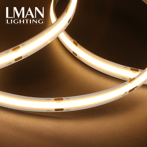Tira de led alto cri dc 24v, 10w 12w 480leds/m, para decoração de casa, hotel, cob - Product Image 1