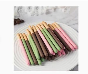 Otomatik yapma makinesi çikolata kaplı bisküvi çubukları bar makinesi sopa bisküvi makinesi - Product Image 4