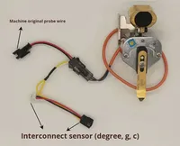 Accessoires pour machine à tricoter : Sonde infrarouge améliorée, détecteur de fil flottant, rouleau anti-roulement pour tissu