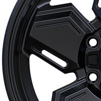 Rines Todoterreno Personalizados de Aleación de Aluminio Negro de 17 y 18 Pulgadas 6x139.7 para Hilux, D-Max, Triton, Colorado 4x4, Pickup y SUV